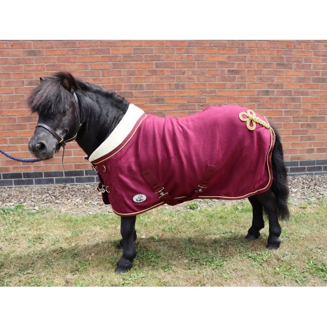 Ruggles Shetland Show Fleece - Burgundy (3ft)