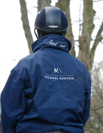 Personalised Mark Todd Unisex Blouson Jackets (Navy, Medium)