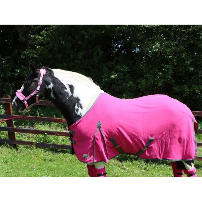 Ruggles HH Fleece Rug - Pink (6ft)